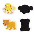 12Pcs Mix Ocean Animals Wooden Fridge Magnet Creative Cartoon 3D Stickers Toys. 