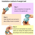 Weighted Adjustable Smart Hula Circle Sport Hoops Weight Loss Exercise Detachable Knots. 