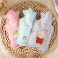 1PC Kawaii 350ml Plush Hand Warmer Cute Cartoon Girl Heart Y2k Carry-On Water-Filled Hot Water Bag Keep Warm. 