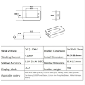 SRIWEN 7-100V Smart Battery Monitor with Bracket, Digital Battery Capacity Tester Battery Voltage Temperature Monitor, Black. 