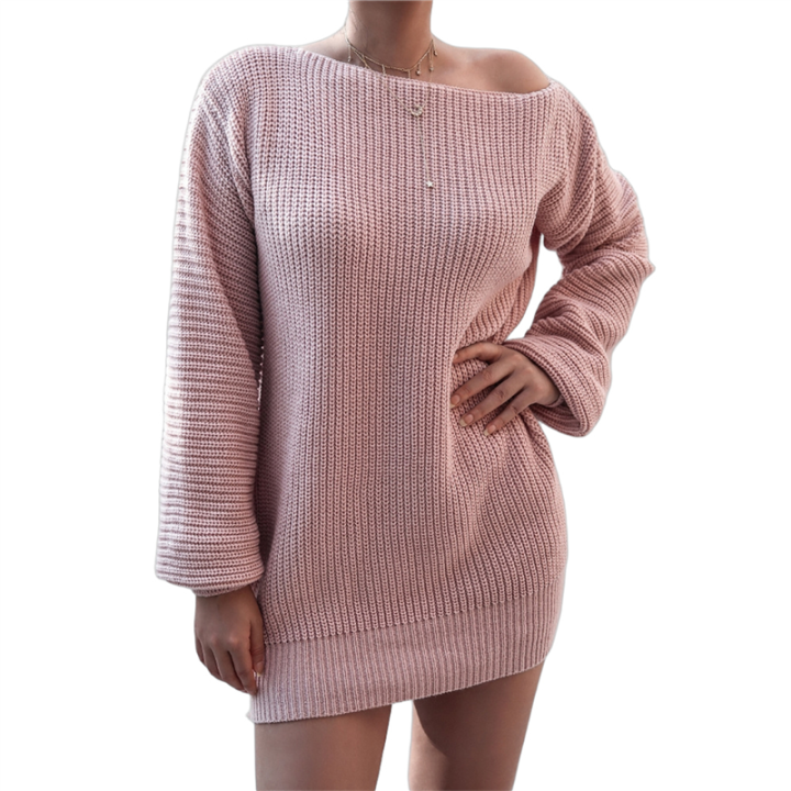 slim fit dress slacks Grace Cable Knit Loose Fit Knit Sweater Dress