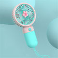 Portable USB Mini Wind Power Handheld Fan Summerconvenient Fan High Quality Cute Student Office Cute Small Cooling Fans 1PCS. 