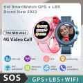 2023 LEMFO 4G Kids Smart Watch GPS SOS Video Call WiFi Children Smartwatch LBS IPX7 Waterproof 500mah Sim Card For Children. 