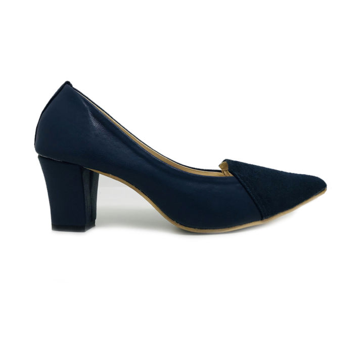 Bata two tone Blue court shoe – Madiena | Daraz.lk