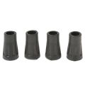 4 pcs Replacement Rubber Tips End for Hiking Stick Trekking Poles 4cm. 