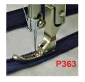Narrow Zipper Presser Foot P363 for Brother Juki Zoje Jack. 