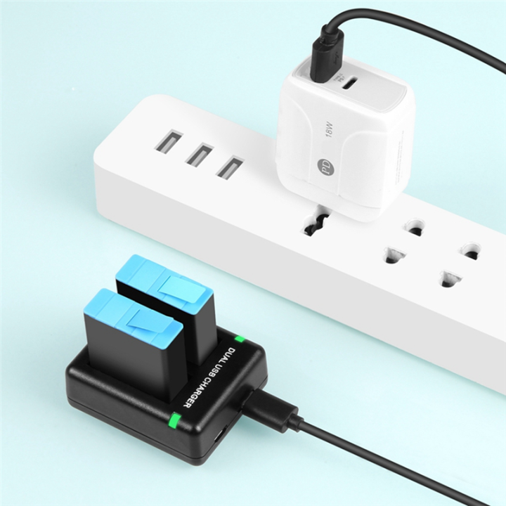For%20GoPro%20Hero11%20Black%20/%20HERO9%20Black%20/%20HERO10%20USB%20Dual%20Port%20Slot%20Double%20Battery%20Charger%20Black%20Action%20Camera%20Parts%20Accessories%20-%20Image%204