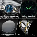 【Miga Plaza】 New Men's Watches Business Quartz Stainless Steel Gold Watch for Man Sport Wrist Watch Waterproof Luminous High FASHION Male Clock Men Watch +Box. 