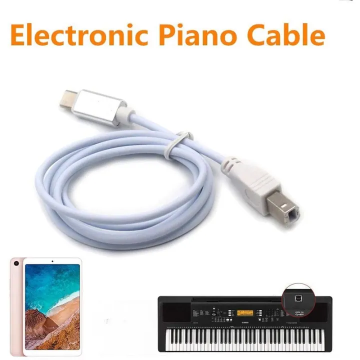 USB%20Type%20B%20Midi%20Cable%20To%20Type%20C%20Connector,%20Adapter%20Cable,%20Piano%20Audio%20Cable%20-%20Image%204