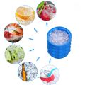 Ice Bucket Ice Cube Mold Silicone ice Cube Maker Ice Cube Mold Tray Portable Bucket Wine Ice Cooler Beer Cabinet Kitchen Tools Drinking Whiskey Freeze. 