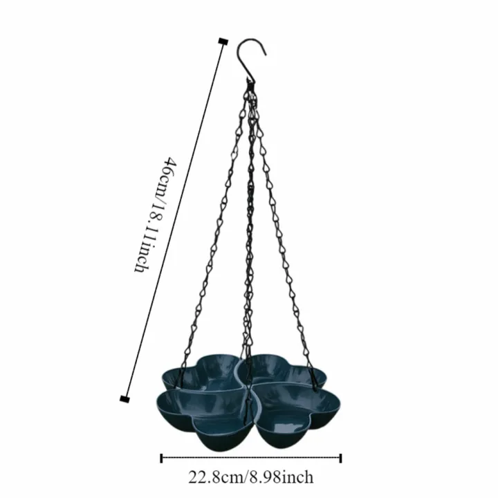 Practical%20Flower%20Shaped%20Hanging%20Bird%20Feeder%20Large%20Capacity%20Adjustable%20Chain%20Bird%20Feeding%20Tray%20Durable%20Multipurpose%20Bird%20Water%20Drinker%20Yard%20Patio%20-%20Image%203