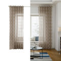 Sheer Voile Window Curtain with Ring Rod for Kitchen, Bedroom and Living Room (1 Panel,55'' W×102'' L). 
