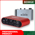 BOMGE BMG11S 3rd Gen USB Audio Interface, for the Guitarist, Vocalist, Podcaster or Producer — High-Fidelity, Studio Quality Recording. 