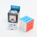 3x3x3 Rubik Cube - Sticker-less Smooth Speed Stickerless Magic Cube. 