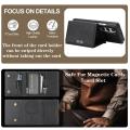New arrival- Kalebol Strong Magnetic MagSafe Tri-Fold Wallet Side Sticker Leather Phone Case For Samsung Galaxy Z Flip6/Samsung Galaxy S24 Ultra 5G/Samsung Galaxy Z Fold6/Samsung Galaxy S25 Ultra 5G/Samsung Galaxy Z Fold. 