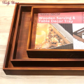 Wooden Serving Tray / Serving Tray Set / Serving Tray / kitchen tray /  3 Piece tray Set / rectangular handmade / high Quality tray TRY04. 
