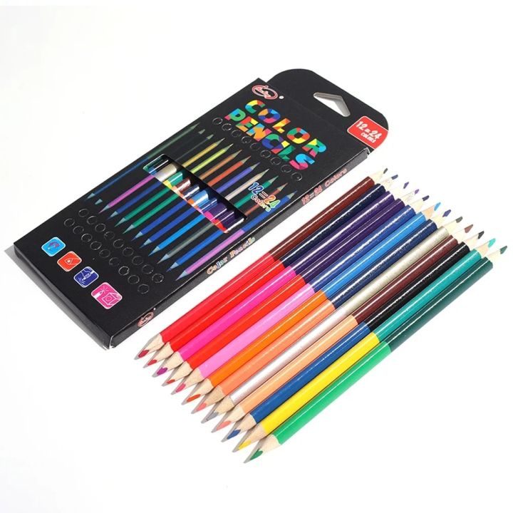 12%20s%20Double%20Head%20Sketching%20Pencils%20Color%20Colored%20Pencils%20Set%20Set%20Coloring%20Drawing%20Painting%20Pencils%20Art%20Student%20Artist%20Supplies%20-%20Image%205