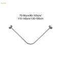 Bathroom Curved Shower Rod Bathtub Corner Shower Curtain Rod for Bedroom. 
