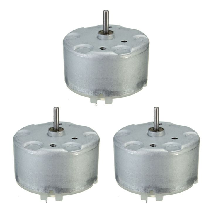 3X 3V-12V Mini DVD VCD Electric Motor 3V-2700RPM 6V-4000RPM RF-500TB ...
