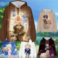 Violet Evergarden Graphic Hoodie Men Clothing 3D Printed Gilbert Bougainvillea Hoodies Women Harajuku Fashion y2k Pullover Hoody. 