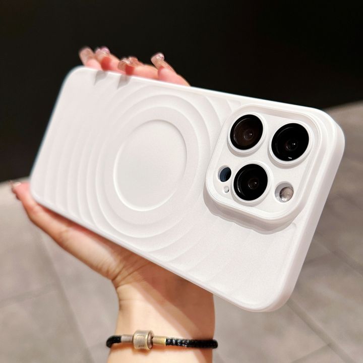 HOCE%20Matte%20Ultra%20Thin%20Phone%20Cases%20For%20iPhone%2013%2014%2015%20Pro%20Max%20Case%20With%20Lens%20Film%20Protector%20Rippling%20Hard%20PC%20Back%20Cover%20-%20Image%202