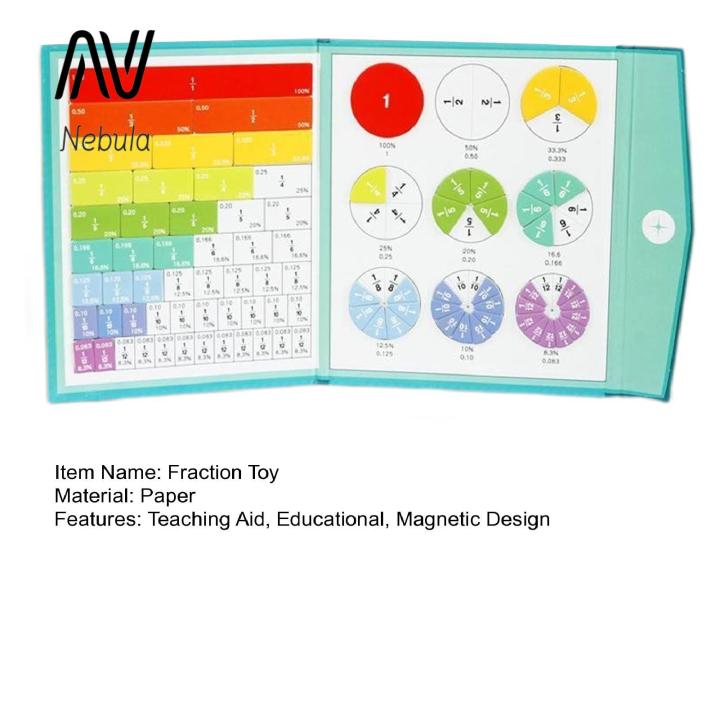 Nebula%20Magnetic%20Fraction%20Tiles%20Circles%20Colorful%20Magnetic%20Fraction%20Tiles%20Book%20for%20Math%20Learning%20Fun%20Educational%20Toy%20for%20Elementary%20School%20Kids%20Decimal%20Percentage%20Fraction%20Circles%20Fraction%20Circles%20Teaching%20Aid%20-%20Image%203