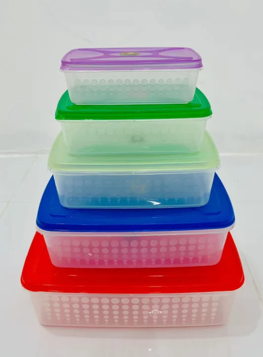 Plastic%20Food%20Container%205%20Pcs%20Set%20/%20Lunch%20Box%20/%20Tiffin%20Box%20/%20Dubba%20Set%20Good%20Quality%20Transparent%20Type%20Storage%20Boxes%20-%20Image%203