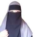 ISLAMIC Women and girls Hijab Face Cover black color single Niqab Veil Face Cover Scarf Shawl. 
