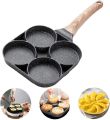 Baboies Non-Stick Frying Pan with 4 Hole Pancake Pan Fried Egg Burger Pan. 