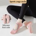 2024 New Yoga Socks Women Professional Non-Slip Pilates Sports Non-Slip Socks Summer Thin Backless Floor Socks. 