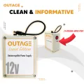 12V Uninterruptible Power Supply - Mini UPS/ Power Backup/ Battery Backup for 4G Fibre Router / Router UPS / DC UPS [OUTAGE HR-NPJ012-LCE] [LUCID EDITION] [12V 1A] [Made in Sri Lanka]. 