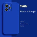 Tokifu For Redmi 12 Casing The New Liquid Silicone Angel Eyes Phone Case Full Anti-fall Shockproof Back Cover. 