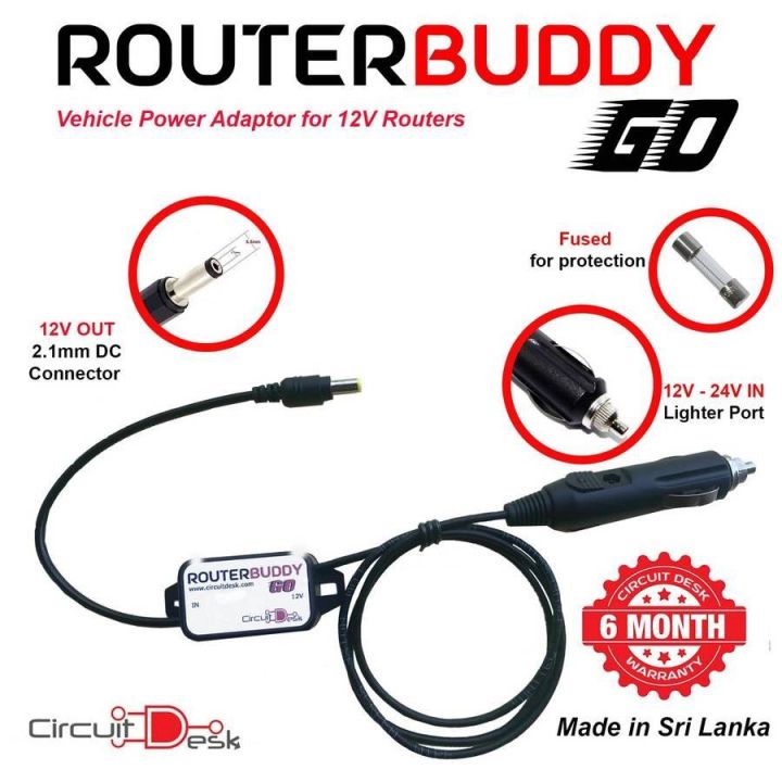 Vehicle%2012V-24V%20to%2012V%20Power%20Regulator%20for%20Wi-Fi%20Routers%20and%20Other%20Electronic%20Devices,%20suitable%20for%20Car,%20Bus,%20Van,%20Lorry%20%5BRouterBuddy%20GO-12V1%5D%20-%20Image%202