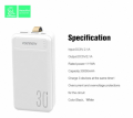DENMEN DP17 30000mAh Power Bank, Dual USB Output Ports, 2.1A Fast Charging Portable Charger, High-Capacity External Battery Pack for Smartphones, Tablets & Other USB Devices. 