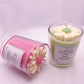 Luxury Scented Desi Candle in Glass Jar – Long Lasting Aromatherapy Wax Candle for Home and Gift Use. 