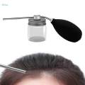 Aluminum Cap Silicone Talc Powder Blower Puffer Barbers Hairdressers Talcum Dispenser Spray Bottle. 