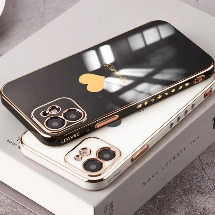 Hontinga%20for%20Tecno%20Spark%2010%20Pro%20Back%20Cover%EF%BC%88Free%20Lanyard%EF%BC%89Luxury%206D%20Plating%20Lover%20Heart%20Side%20Pattern%20Case%20Soft%20Silicone%20Square%20Mobile%20Cover%20-%20Image%203