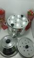 Aluminium Idli Steamer Cooker with 2 Idli Plates – 14 Cavity Idly Maker | South Indian Breakfast Cooker. 