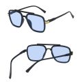 Luxury Metal Frame Square Iron Man Sun Glasses Eyeglasses for Men Women Tony Stark Sunglasses Spider-Man Sun Glasses. 