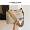 MATEYOYO Women's Bag Solid Shoulder Bag Cross-body Bag Waterproof Bag Multi Layer Large Capacity Bag Lightweight Portable Adjustable Shoulder Straps For Traveling Shopping Outdoor. 