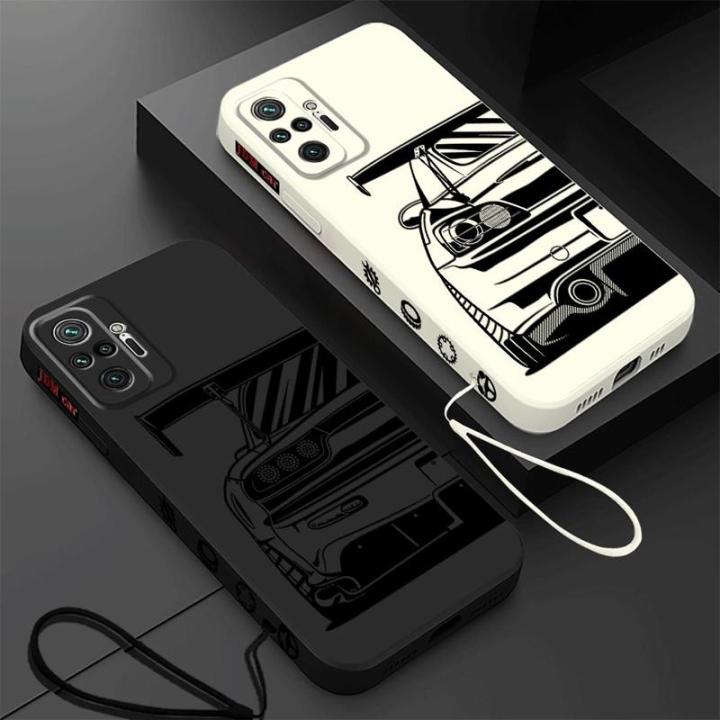 JDM Dream Car Phone Case for Xiaomi Redmi Note 12S 11S 7 9S 12 Pro Plus 8 10 9 10 Pro 11 Pro 5G 9T 10T Silicone Cover