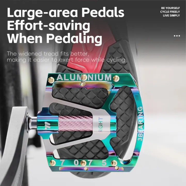 WEST%20BIKING%20Electroplated%20Aluminum%20Alloy%20Pedals%20MTB%20Road%20Bicycle%20Pedals%20Multi-Color%20Anti%20Slip%20Waterproof%20Three%20Bearing%20Pedals%20-%20Image%206