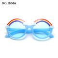 OQ BOGA 4 Styles Fashion Unisex Multicolor Round Lens Anti-UV Kids Sunglasses Children Eye Protection Plastic Full Rim UV400 Sun Glasses. 