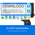 HXSJ Handheld Prin-Ter Por-Table Inkjet Prin-Ter High Definition Inkjet Code Prin-Ter With 4.3 Inch Led Touchscreen Quick-Drying Ink Cartridge For Label/Production Date/Barcode/Trademark/Logo/Graphic Etc.. 