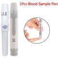 【Expert Recommended】 Lancet Pen Lancing Device Diabetics 5 Adjustable Depth Blood Sampling Test Pen.