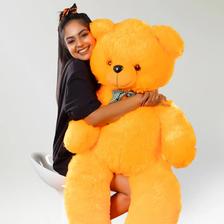 Kolaba%203%20feet%20(90CM)%20ORANGE%20colour%20big%20size%20teddy%20bear%20-%20Image%204