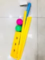 Full Set Bat and Ball with Wickets and Bail Toy for Kids Bat & Ball Children's Plastic Cricket Balls Playing Set Sports Toys Fitness Equipment. 