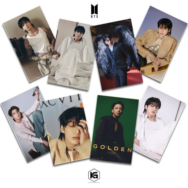 KPOP%20BTS%20Jung%20Kook%20Gold%20Album%20New%20Collectible%20Photocards%20JungKook%20Glossy%20LOMO%20Cards%20Pack%2045pcs%20-%20Image%203