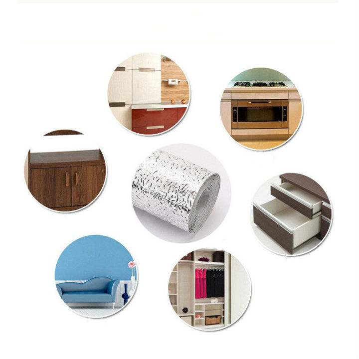 RHS%20Online%203Mx40cm/118.1x15.7inch%20Waterproof%20Oil%20Proof%20Aluminum%20Foil%20Sticker%20Self%20Adhesive%20Wallpaper%20Kitchen%20Stove%20Wall%20Stickers%20-%20Image%205