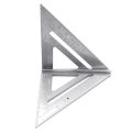 7inch Aluminum Alloy Triangle Angle Protractor Measuring Ruler Woodworking Tool. 